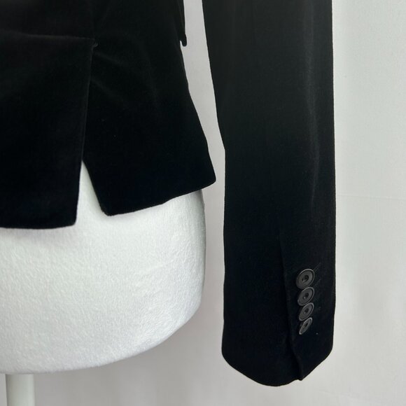 Velvet Black Tailored Blazer – Small - Picture 9 of 12